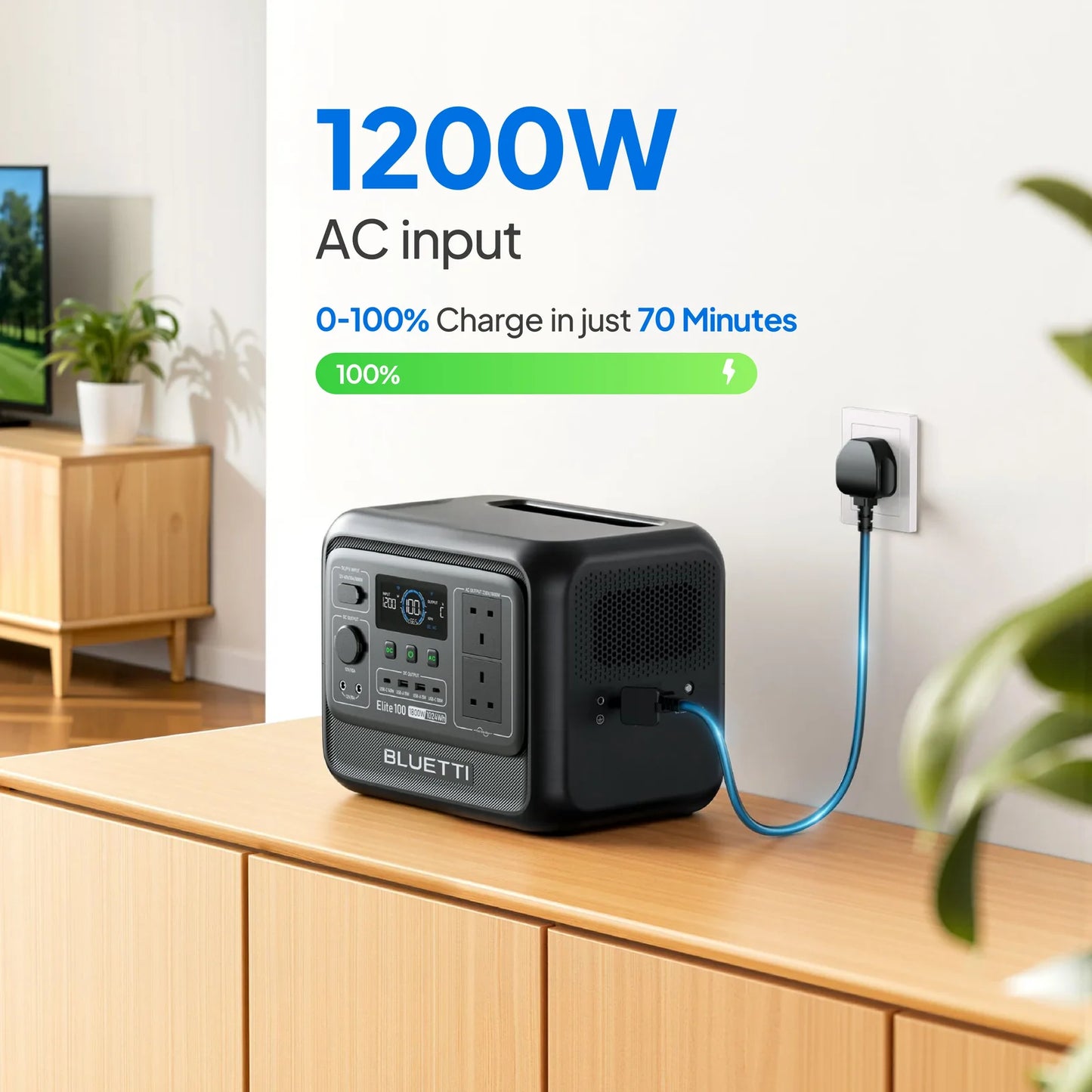 BLUETTI Elite 100 V2 Portable Power Station