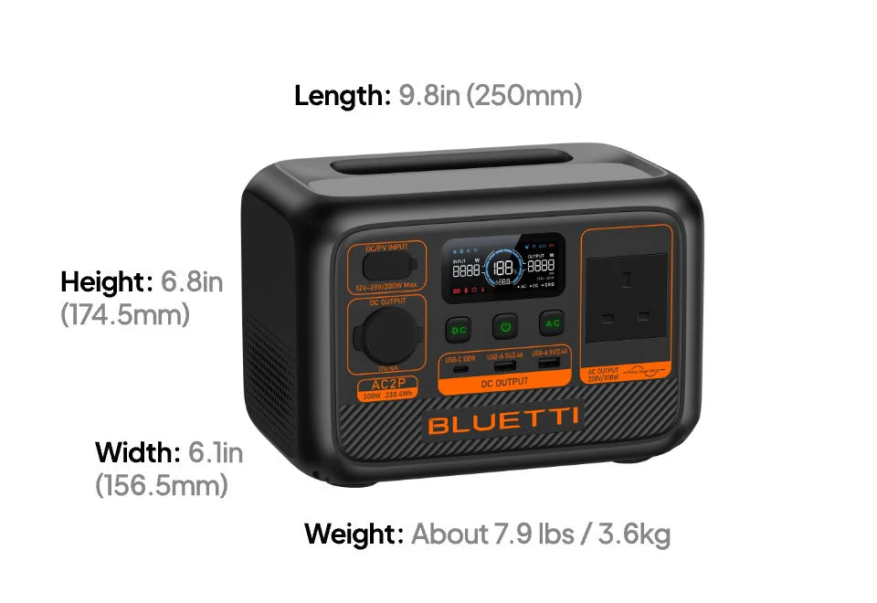 BLUETTI AC2P Portable Power Station 300W